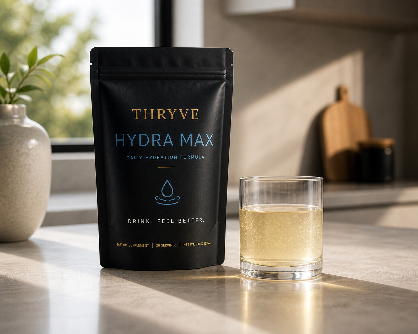 Hydra Max — Daily Hydration Without the Sodium Overload | Thryve